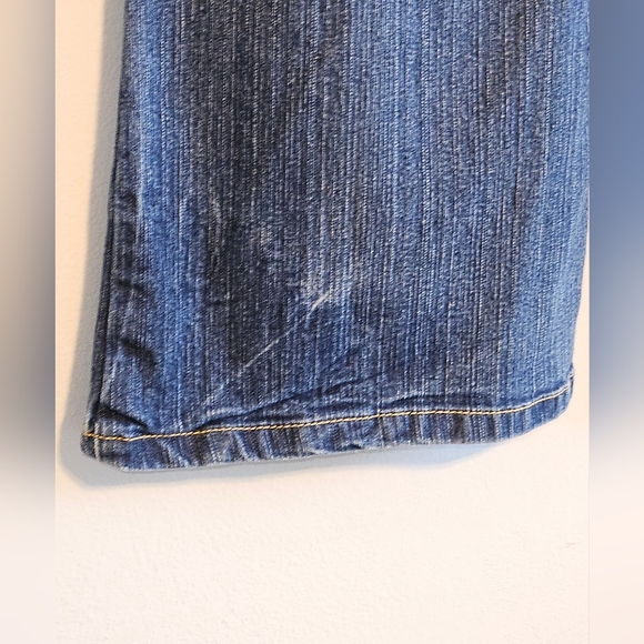 Phat Fashions Silver Label Bootcut Mid-Rise Blue Jeans,  Sz 7 Juniors - Picture 6 of 12